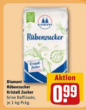 Diamant Rübenzucker Kristall Zucker