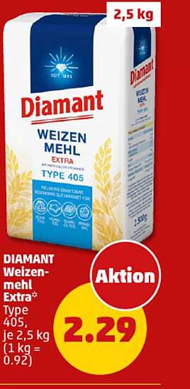 Diamant Weizenmehl Extra Type 405