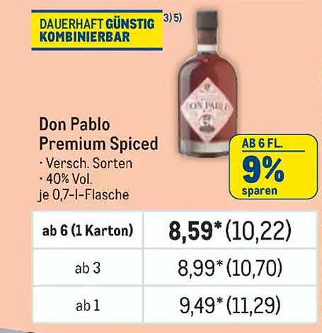 Don Pablo Premium Spiced