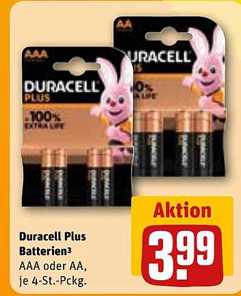 Duracell Plus Batterien