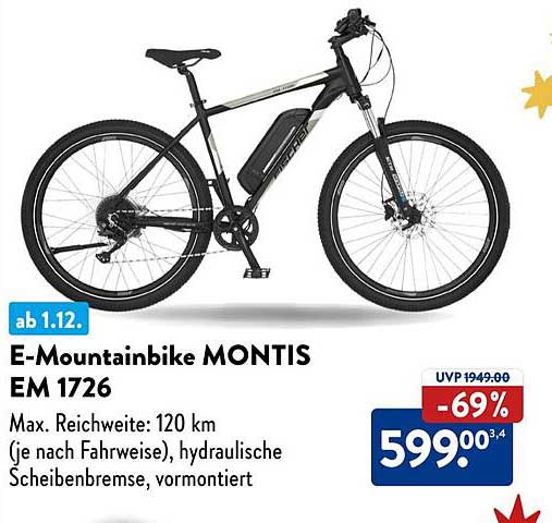 E-Mountainbike MONTIS EM 1726