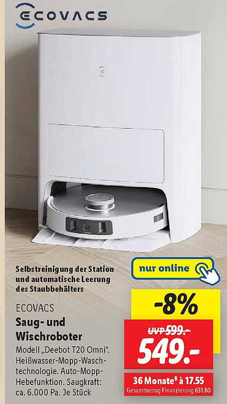 ECOVACS Saug- und Wischroboter