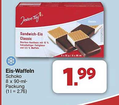 Eis-Waffeln Schoko