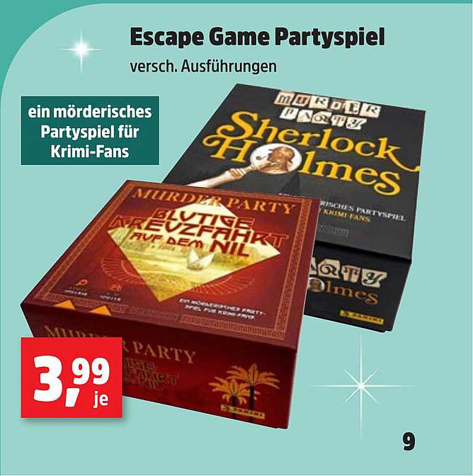 Escape Game Partyspiel