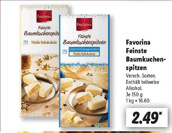 Favorina Feinste Baumkuchen-Spitzen