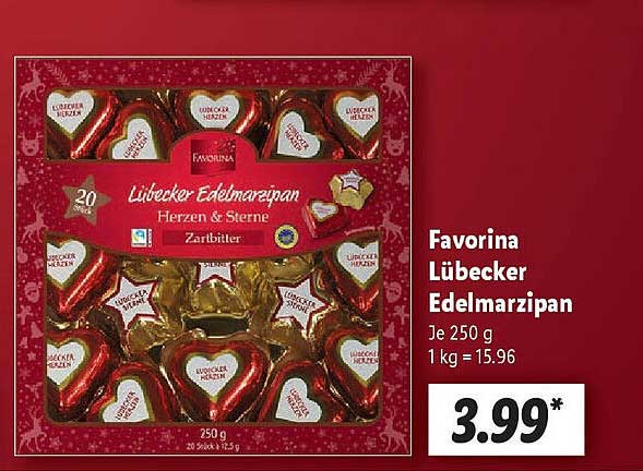 Favorina Lübecker Edelmarzipan