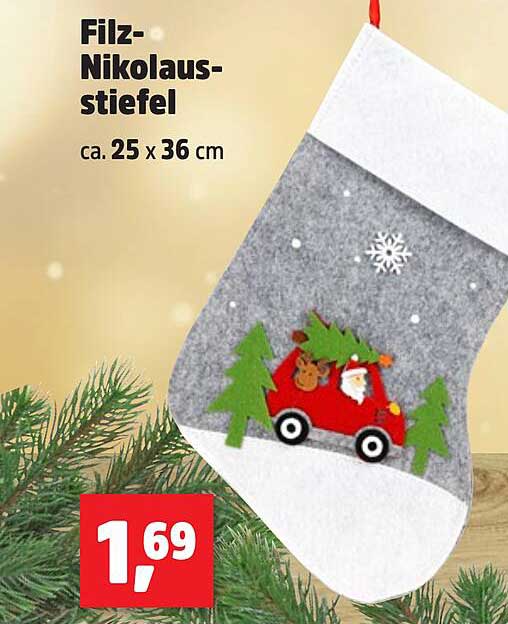 Filz-Nikolausstiefel