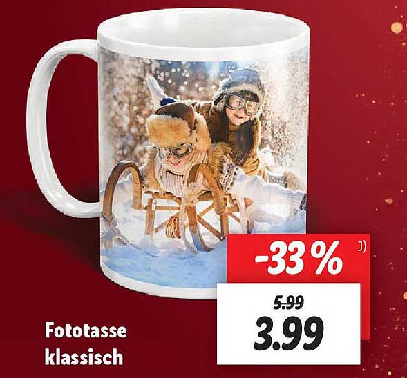 Fototasse klassisch