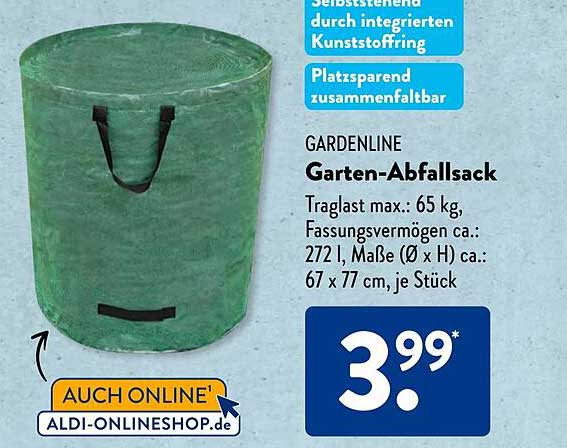 GARDENLINE Garten-Abfallsack