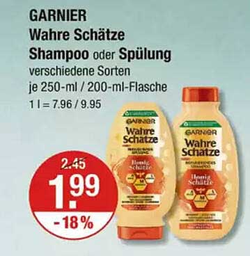 GARNIER Wahre Schätze Shampoo oder Spülung