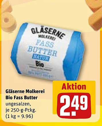 Gläserne Molkerei Bio Fass Butter