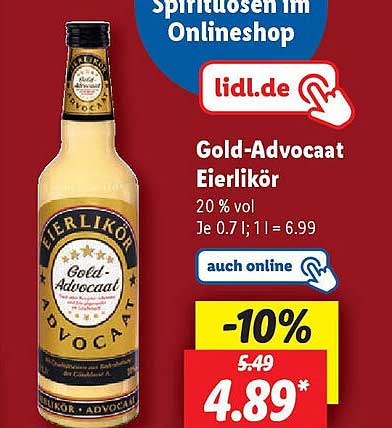 Gold-Advocaat Eierlikör