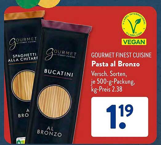 GOURMET FINEST CUISINE Pasta al Bronzo