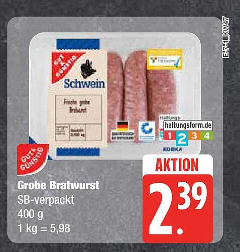 Grobe Bratwurst