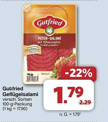 Gutfried Geflügelsalami