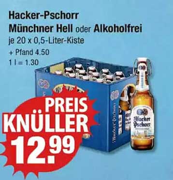 Hacker-Pschorr Münchner Hell oder Alkoholfrei