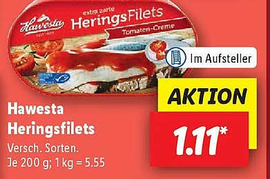 Hawesta Heringsfilets