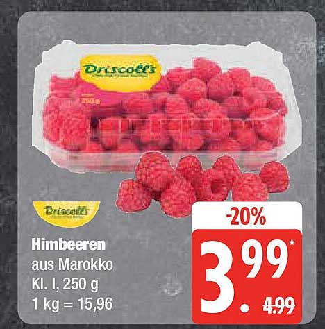 Himbeeren aus Marokko