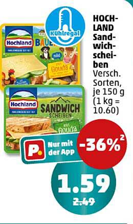 HOCHLAND Sandwichscheiben