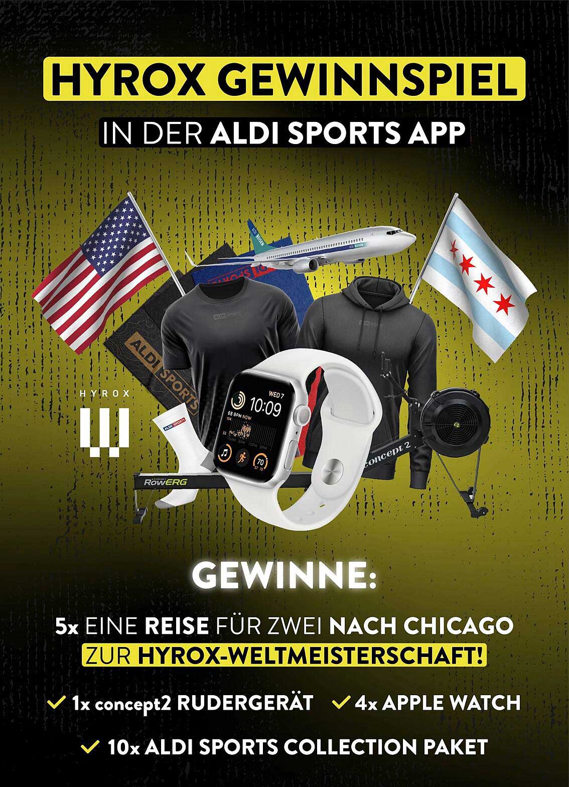 HYROX GEWINNSPIEL IN DER ALDI SPORTS APP