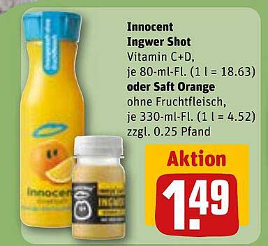 Innocent Ingwer Shot