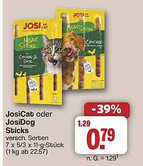 JosiCat oder JosiDog Sticks