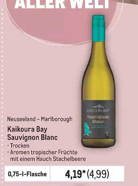 Kaikoura Bay Sauvignon Blanc