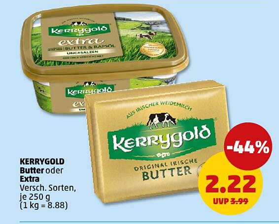 KERRYGOLD Butter oder Extra