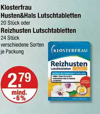 Klosterfrau Reizhusten Lutschtabletten