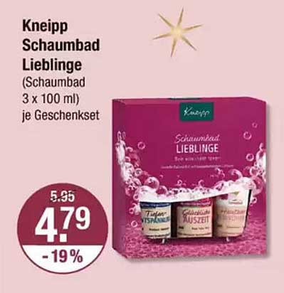 Kneipp Schaumbad Lieblinge