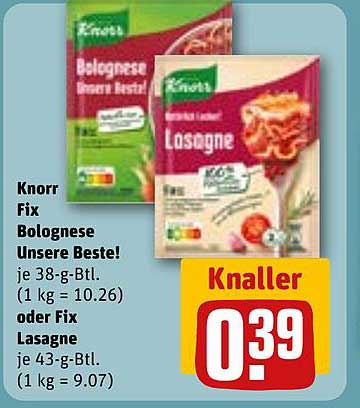 Knorr Fix Bolognese Unsere Beste!