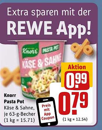 Knorr Pasta Pot Käse & Sahne