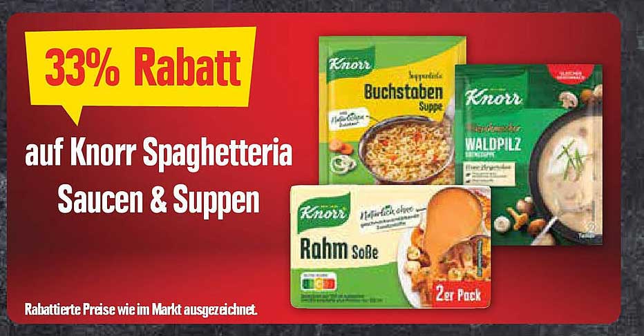 Knorr Spaghetteria Saucen & Suppen