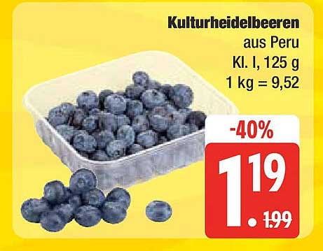 Kulturheidelbeeren aus Peru