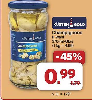 KÜSTEN GOLD Champignons