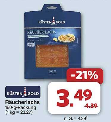 KÜSTEN GOLD Räucher-Lachs