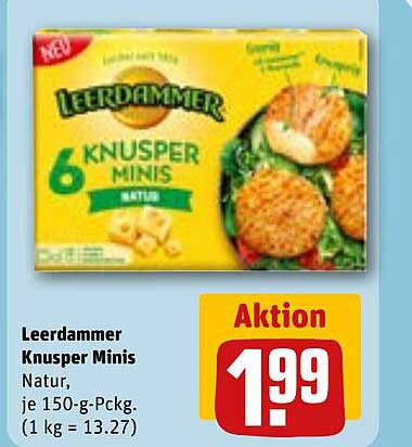 Leerdammer Knusper Minis Natur