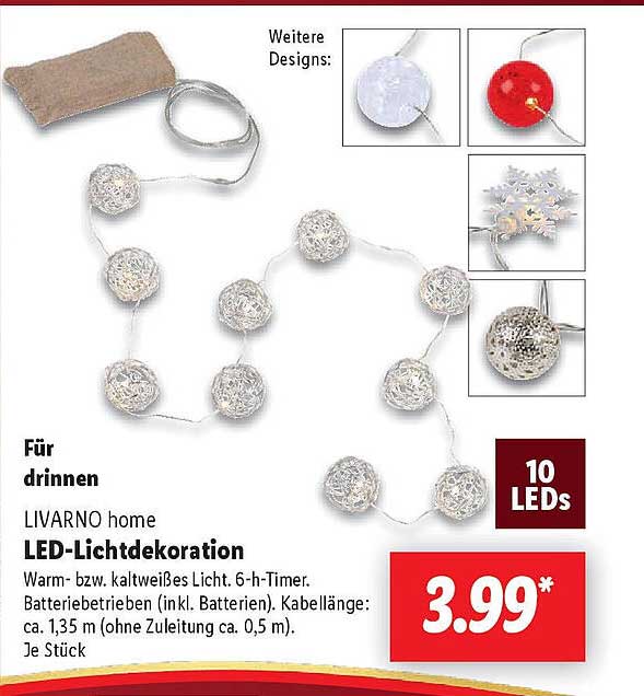 LIVARNO home LED-Lichtdekoration