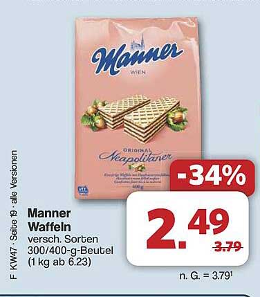 Manner Waffeln