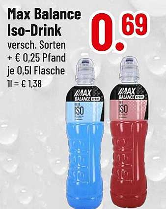 Max Balance Iso-Drink