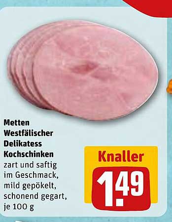 Metten Westfälischer Delikates Kochschinken