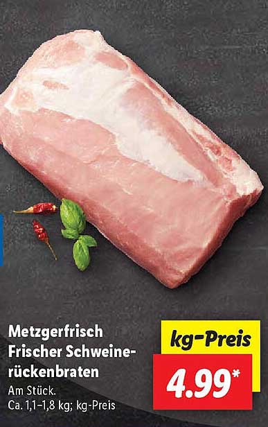 Metzgerfrisch Frischer Schweine-rückenbraten