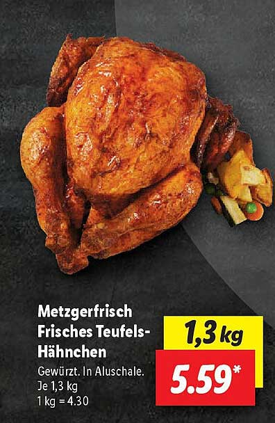 Metzgerfrisch Frisches Teufels-Hähnchen