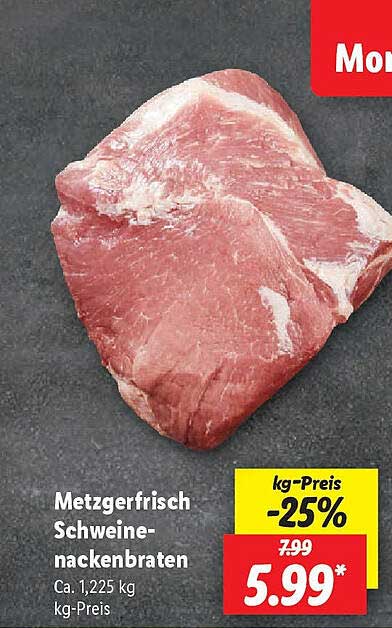 Metzgerfrisch Schweinenackenbraten