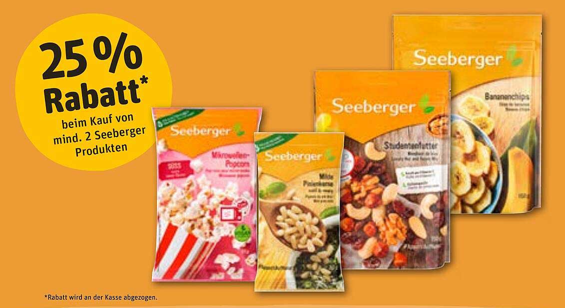 Microwellen-Popcorn  
Studentenfutter  
Milde Pinienkerne  
Bananenchips  