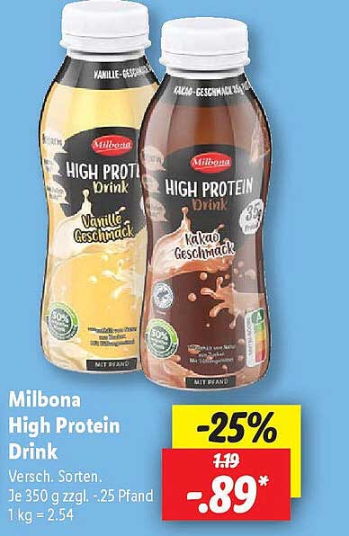 Milbona High Protein Drink