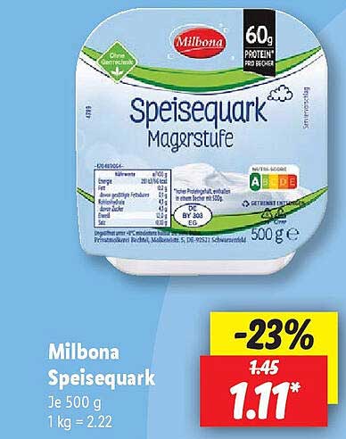 Milbona Speisequark