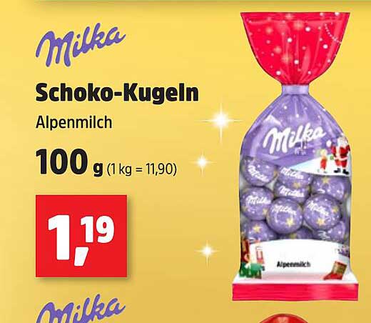 Milka Schoko-Kugeln