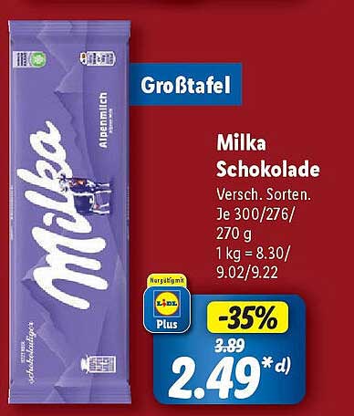 Milka Schokolade