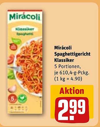 Mirácoli Spaghettiigericht Klassiker